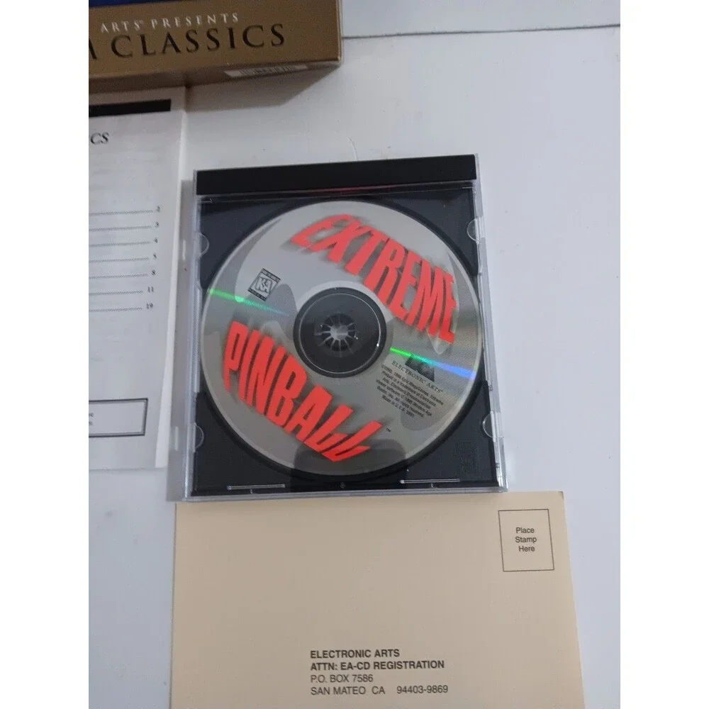 Extreme Pinball CD Rom Classics 1997 EUC